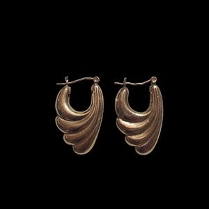 Vintage 14 Kt gold (acid tested) wing earrings